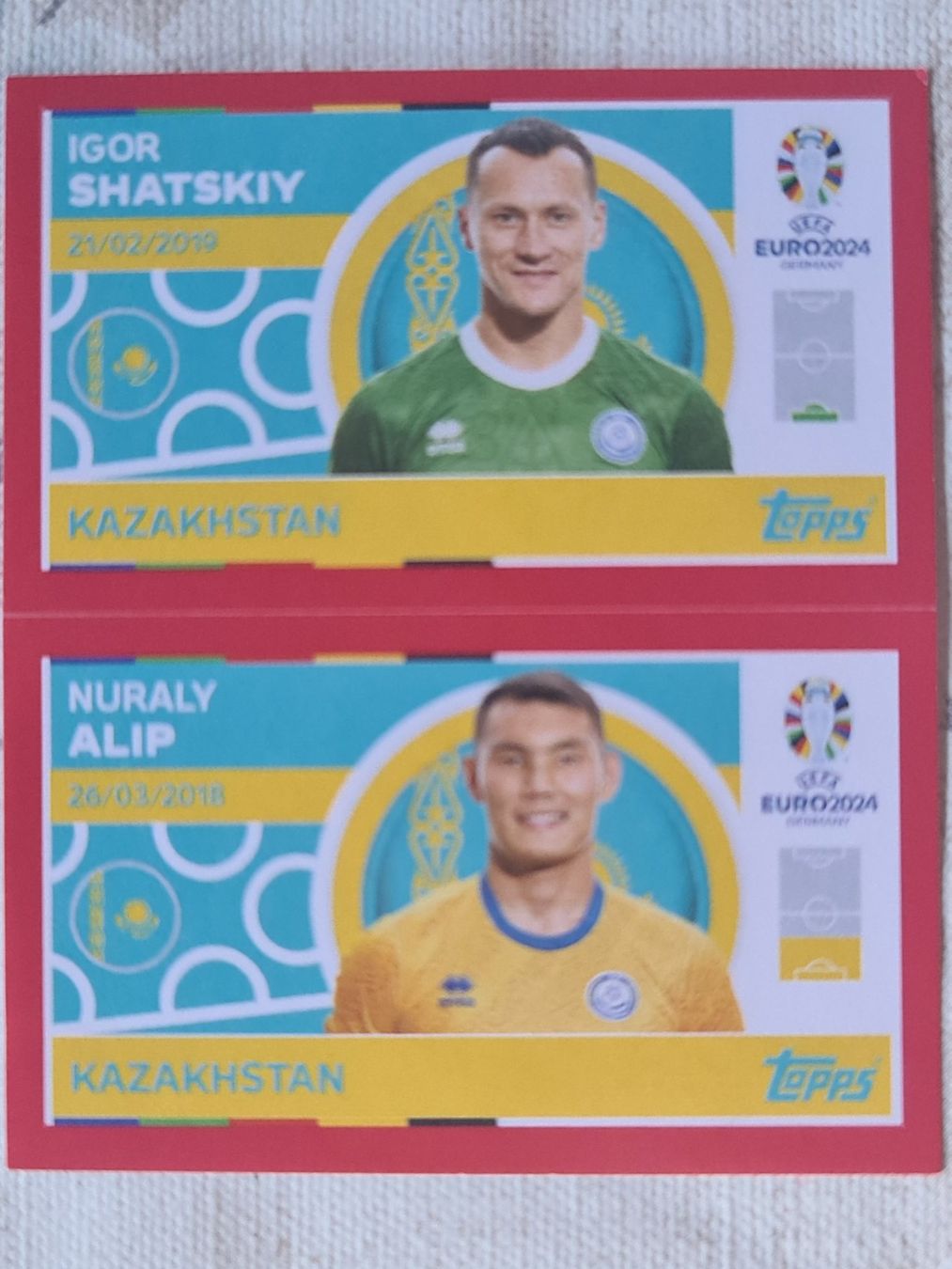 Topps Carte collezionabili: Topps EURO2024 KAZ 2 KAZ 3 – Nuovo e nell'imballaggio originale da Dintikon venduto da Prime-shop