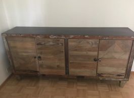 KARE Rustikales Sideboard im Industrial-Vintage-Stil