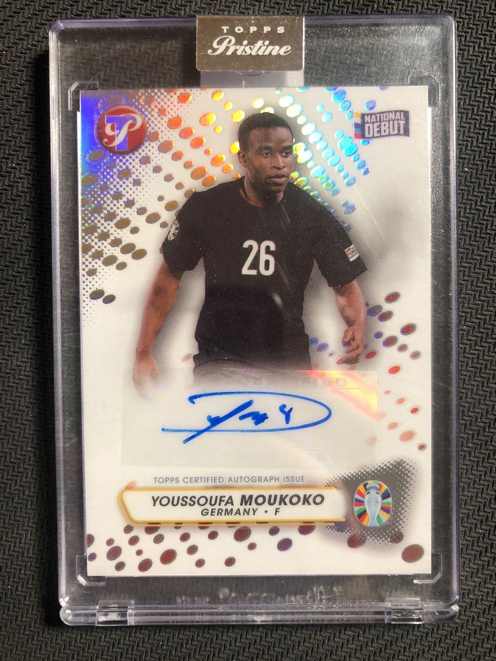Topps Sammelbilder & Trading cards: Topps Pristine Youssoufa Moukoko Encased Autogramm – Gebraucht aus Wangenried von Garagara