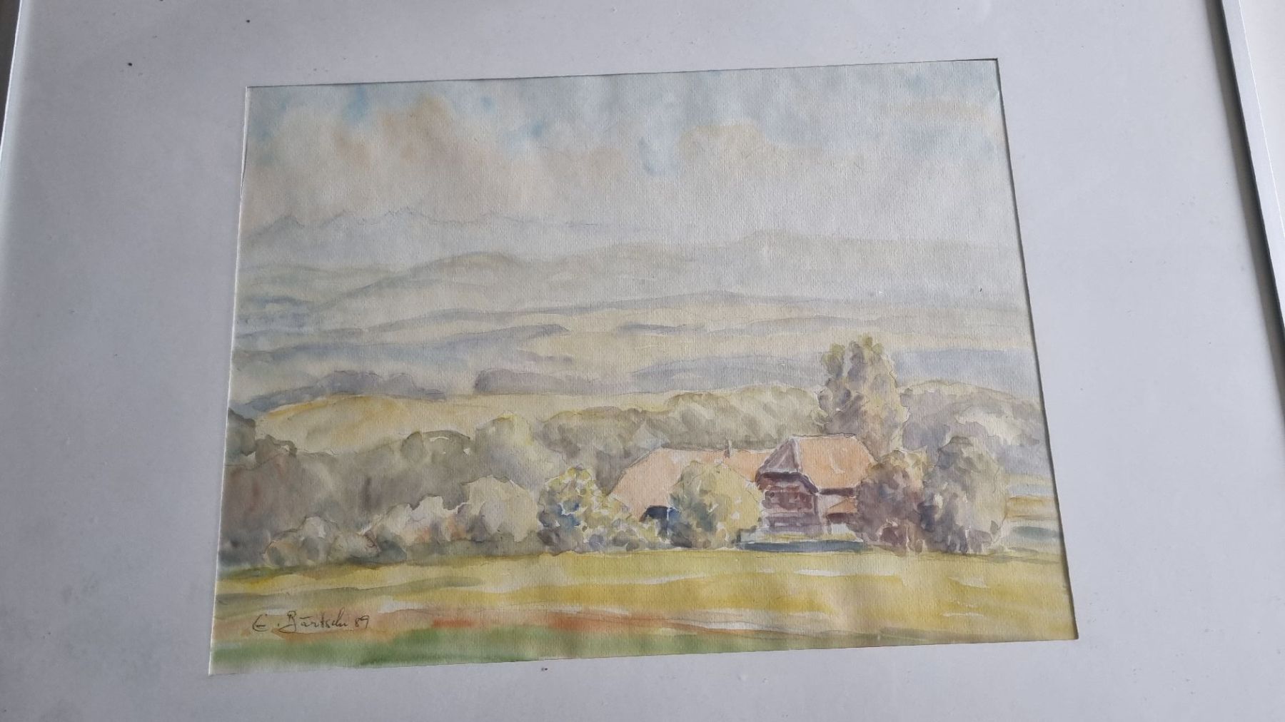 Dipinti: Original Aquarell von Emil Bärtschi – Usato da Uster venduto da Worm 4