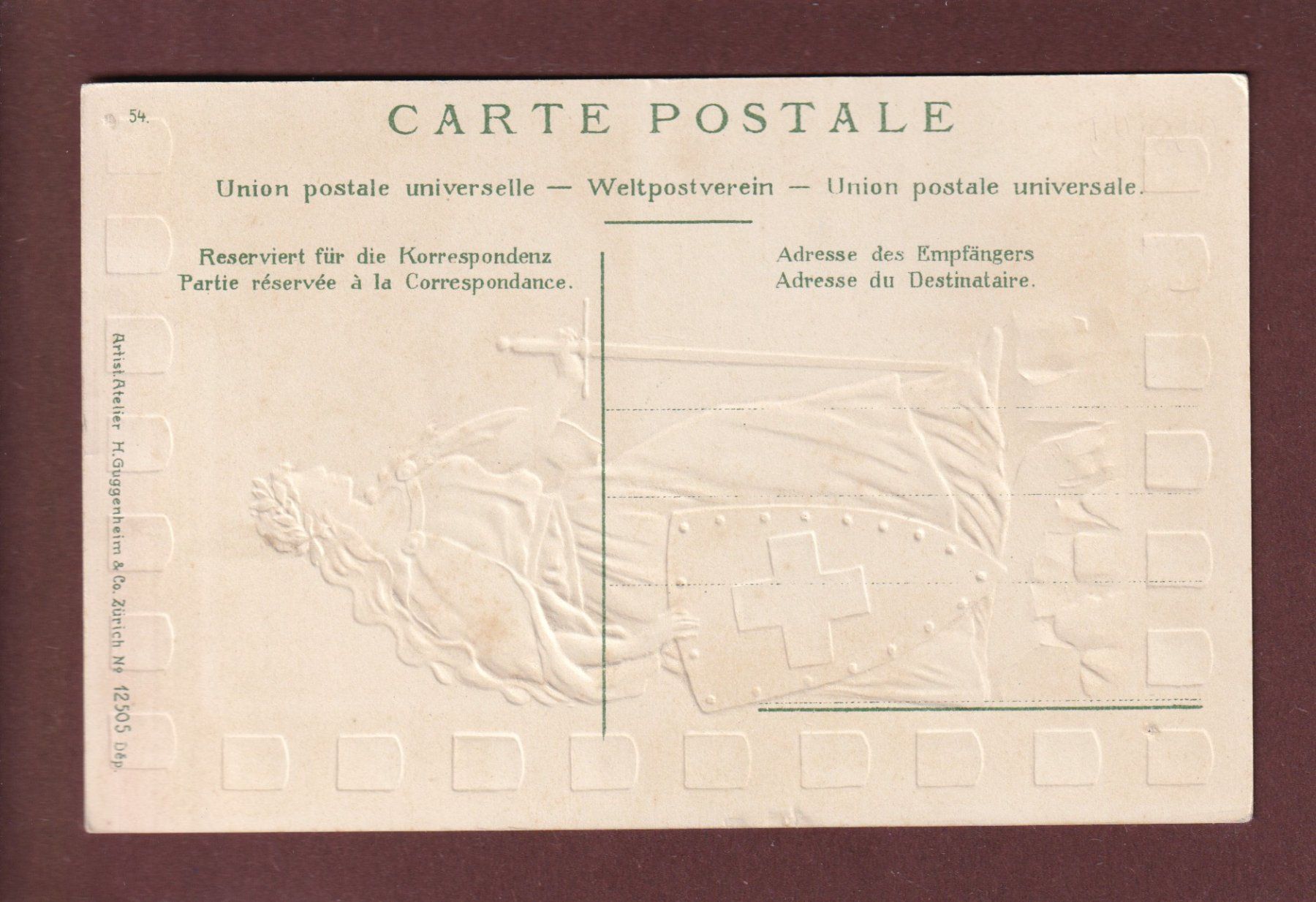 Cartoline postali: HELVETIA - Kantone - Matterhorn – Usato da Pully venduto da nicecards 1