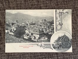 Alte Ansichtskarte Herisau, Knabeninstitut Steinegg 1908