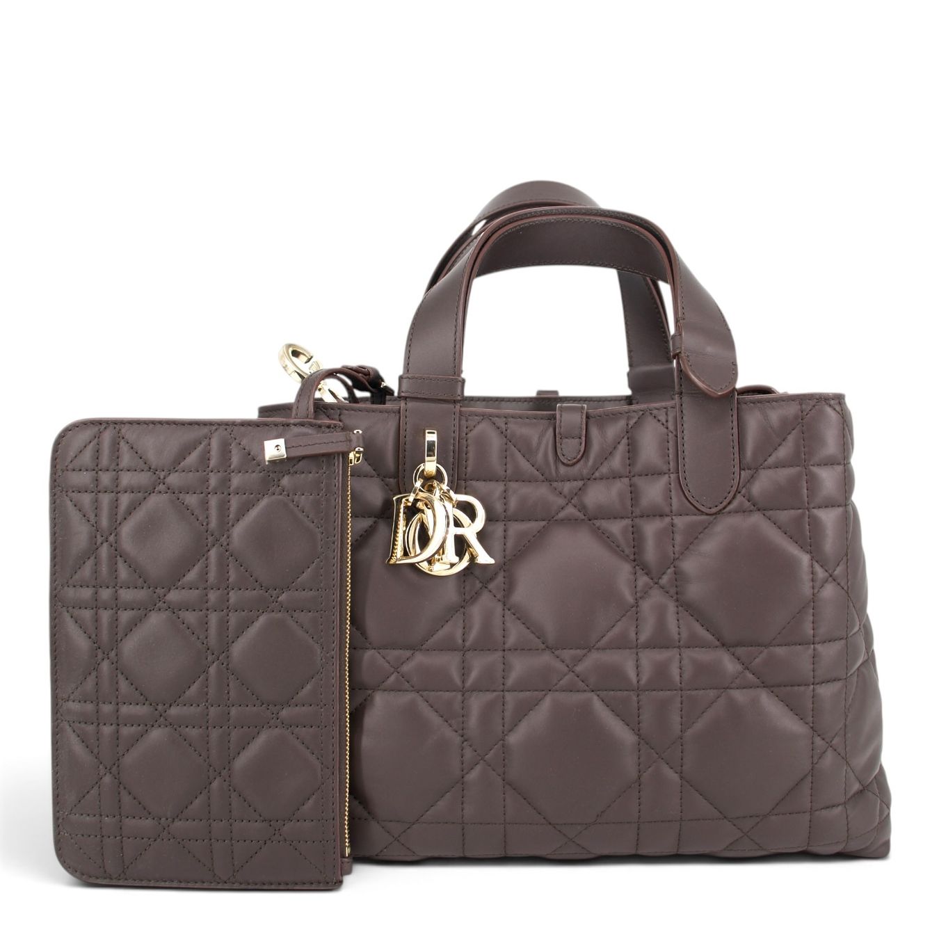 Dior Borse da donna: Dior Medium Toujours Chocolat – Usato da Binningen venduto da Designerlabels