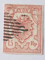 (246) Rayon III Schweiz 1852 mit Befund