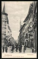 Schaffhausen, Strassenleben in der Vorde