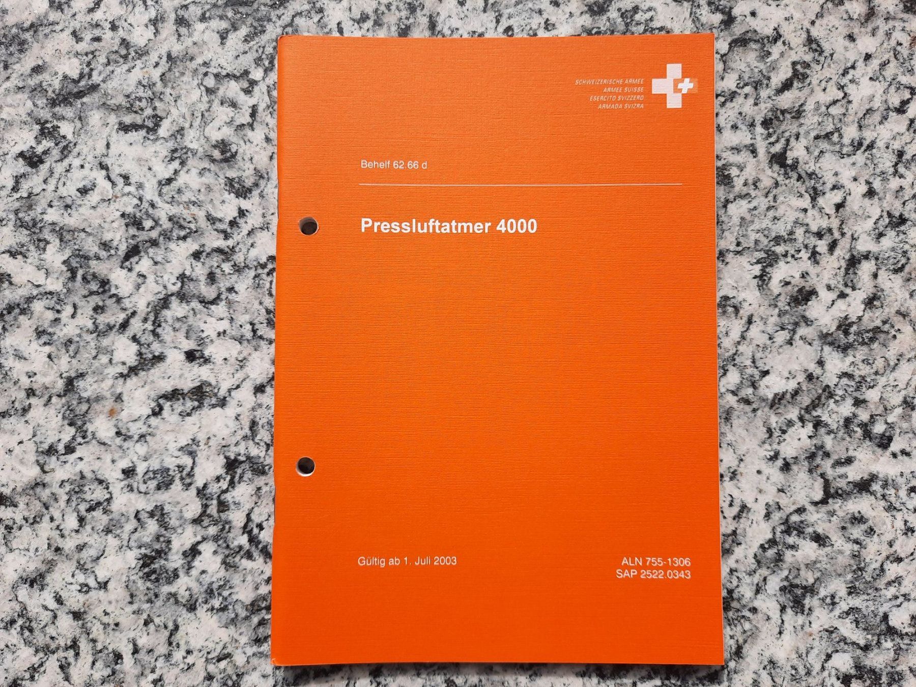Livres: Pressluftatmer 4000 – D'occasion à Ruswil par Sammlergeist