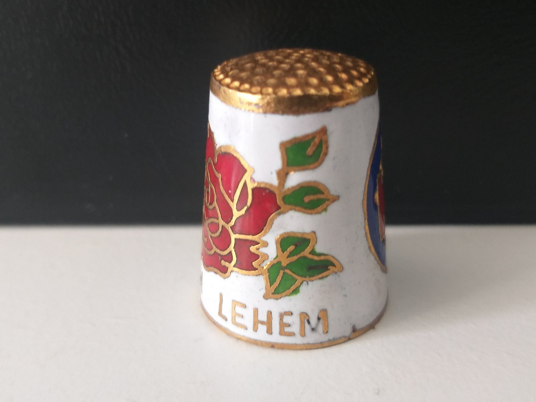 Dés à coudre: BETHLEHEM Dé à coudre cloisonné – D'occasion à Cossonay-Ville par Les_1001_perles 2