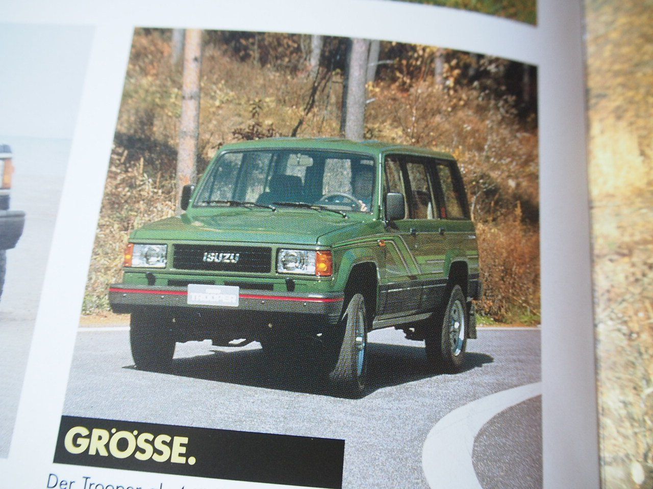 Isuzu Documenti: ISUZU Pressemappe 1987 – Usato da Zofingen venduto da sosalinos01 6