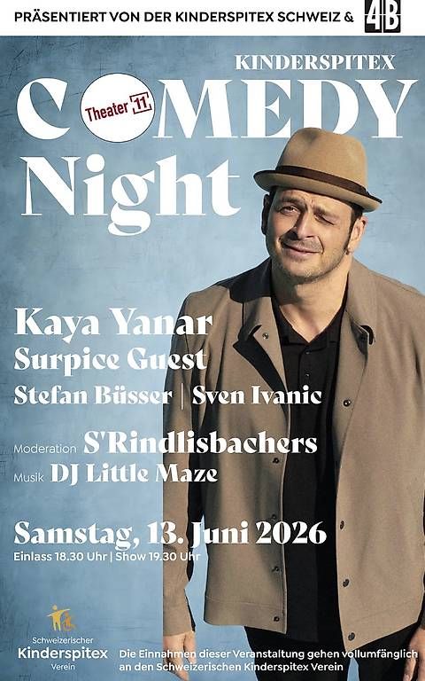 Biglietti: 2 Tickets Kispi Comedy Night, 13.6.2026 – Nuovo (secondo la descrizione) da Uster venduto da Kivi06