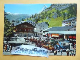 cs 6 2/973 Zermatt Bahnhofplatz mit