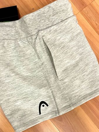 HEAD Sweat Tennis-/Freizeitshorts, GrXS 34/36, grey mélange