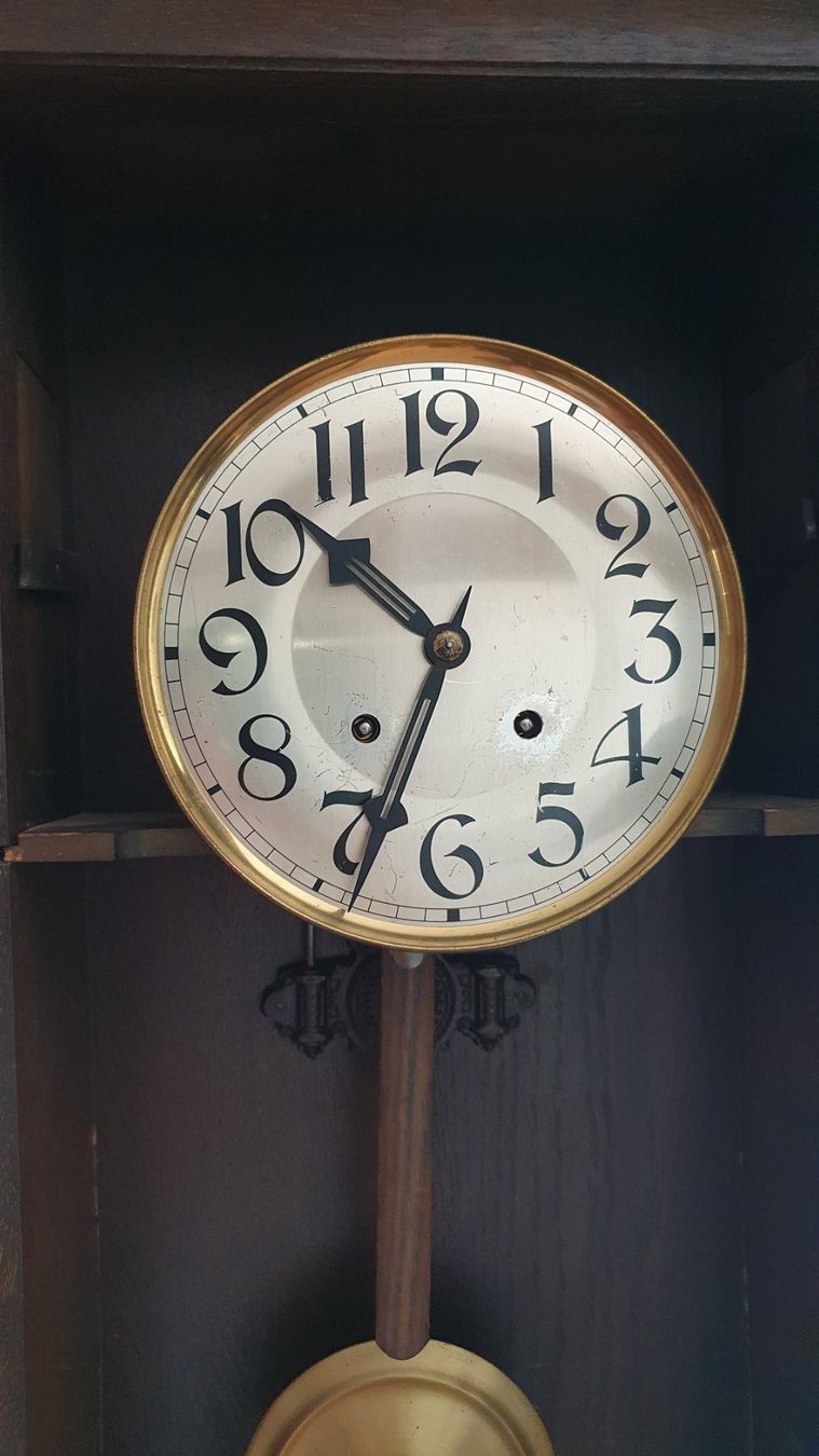 Orologi: Wanduhr Holz Pendeluhr Antik – Usato da Aarburg venduto da Codajolu 1