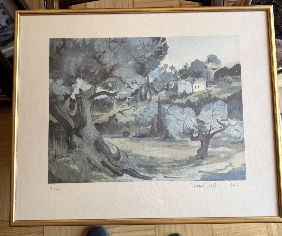 Grafiken & Lithographien: Lithographie Provençale originale – Gebraucht aus Clarens von Gabi0062