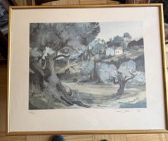 Lithographie Provençale originale