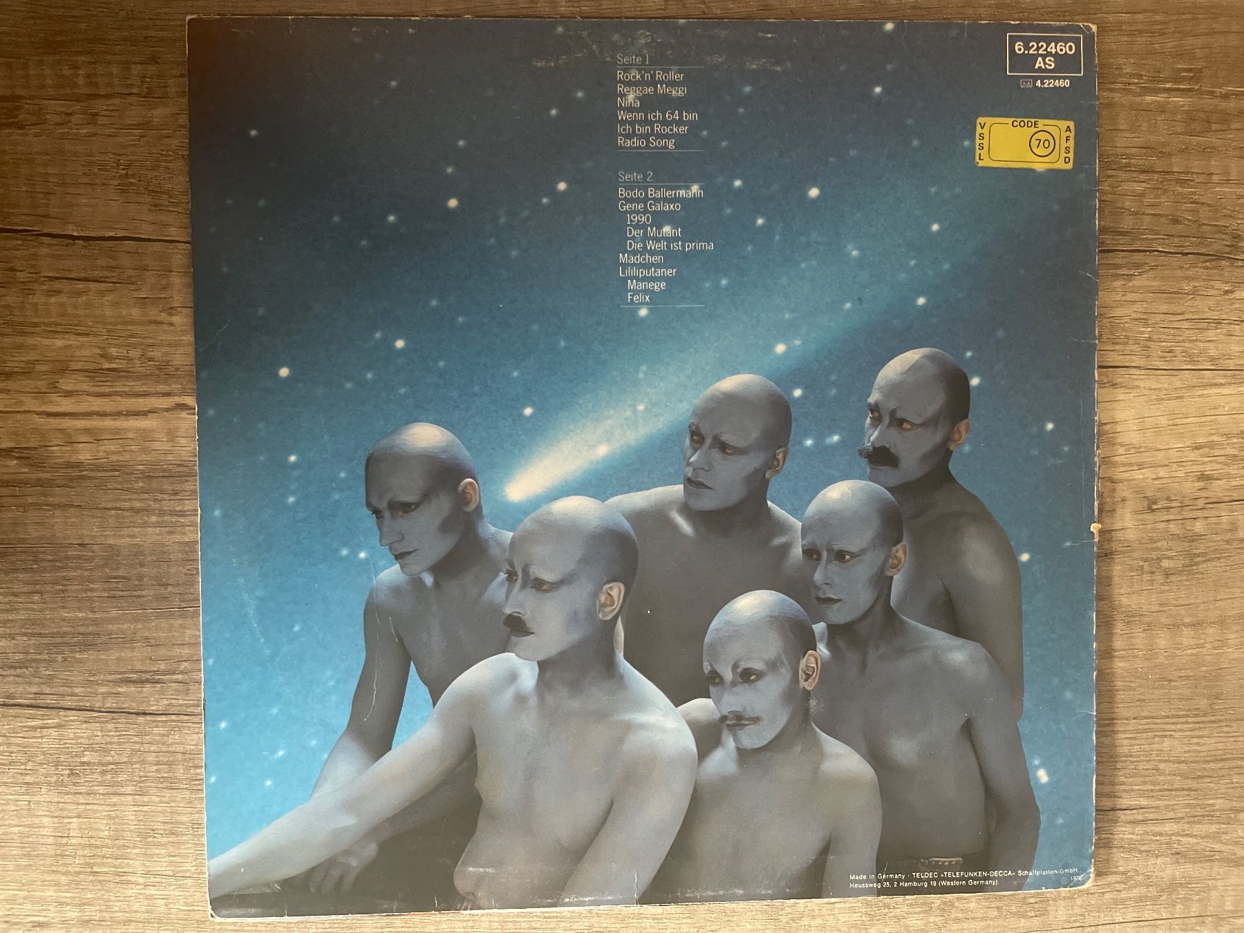 Dischi in vinile: A251/Udo Lindenberg - Galaxo Gang – Usato da Frutigen venduto da Philippe_jsp 1