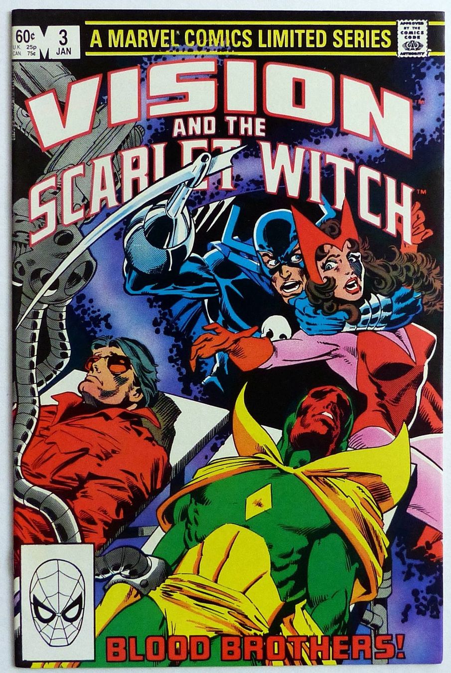 Comics: VISION & THE SCARLET WITCH COMPLETE 4 PART SERIE MARVEL 1982 – Gebraucht aus Lugano von YouWantUS 6