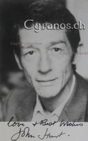John Hurt (1940-2017) Schauspieler  - Autogramm