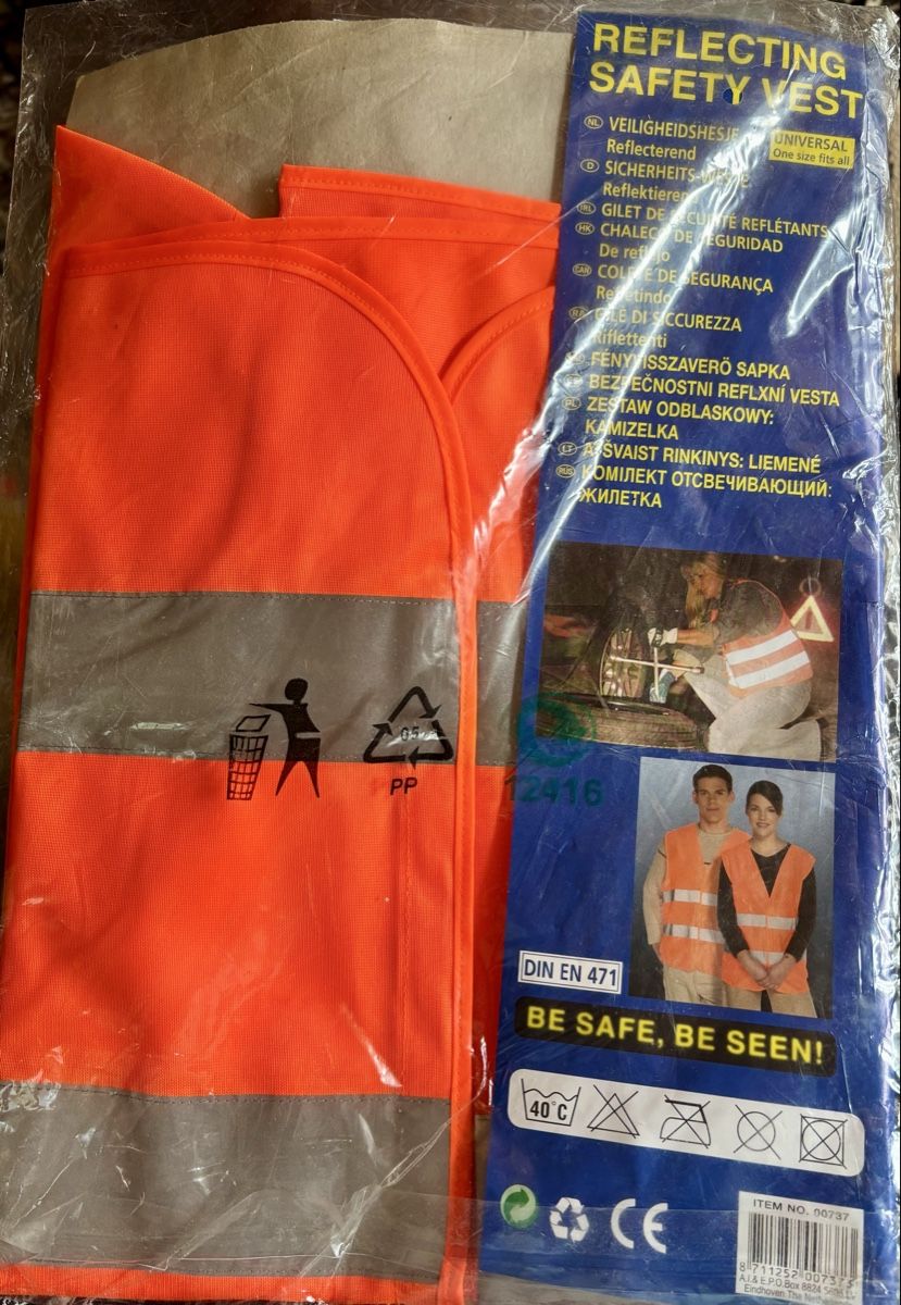 Gilet & Giacche: Warnweste Sicherheitsweste reflektierend Universal neu – Nuovo e nell'imballaggio originale da Frauenfeld venduto da Ronja07 1