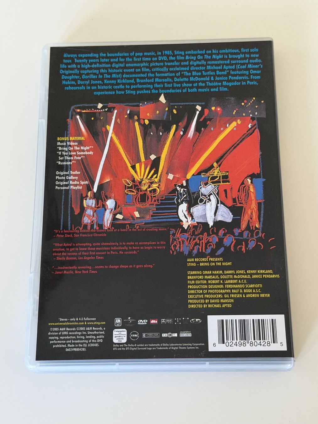 Tous les DVDs: STING Bring on the Night DVD – Neuf (Voir description) à Altstätten SG par sheamus 1
