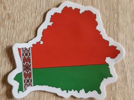 Sticker Aufkleber Belarus Weissrussland