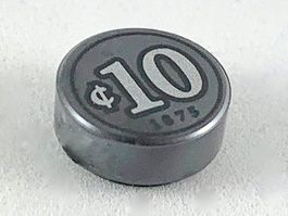 Lego Fliese (98138pb103) mit Cent Symbol -selten