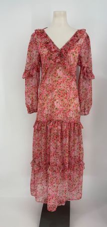 Maxikleid/ Kleid mit Blumenmuster Gr. XS von Stradivarius