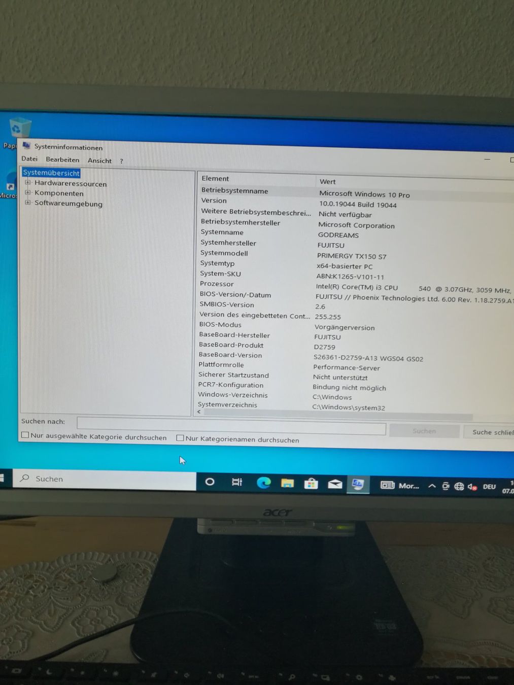 Acer Monitor: ACER LCD MONITOR – Usato da Wetzikon ZH venduto da Magopa 2