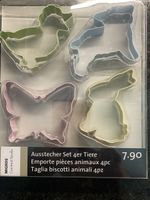 Ausstecket Set 4 er Tiere Migros