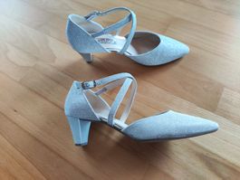 Gabor Pumps silber Grösse 4.5