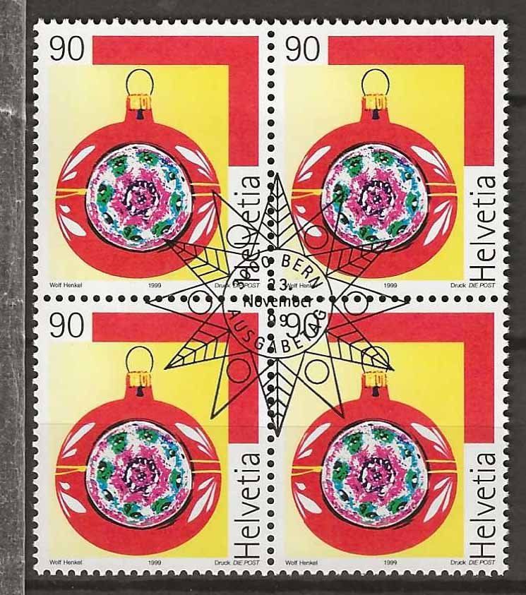 Alle Briefmarken: B0986 - Noel 1999 bloc4 1er jour – Gebraucht aus Trélex von Phil_Albert
