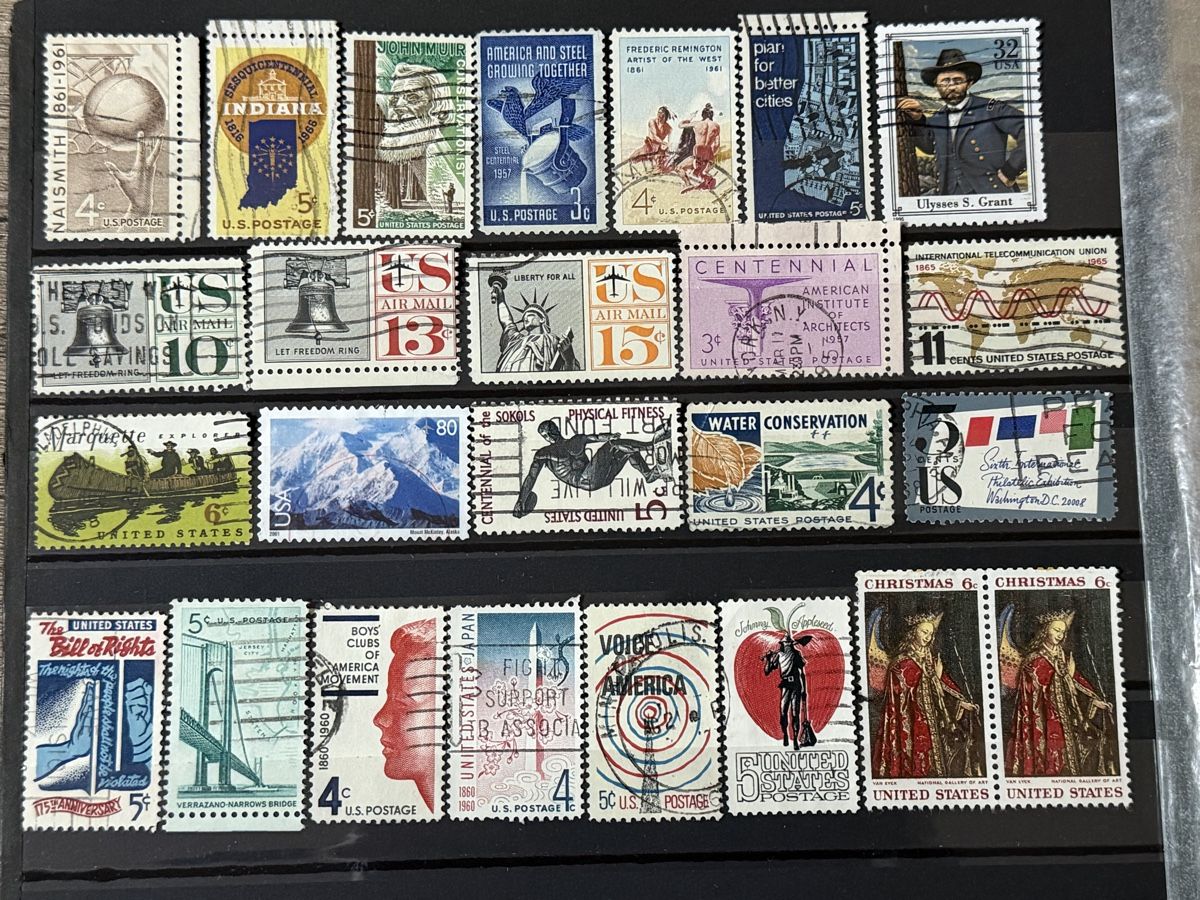 Tutti i francobolli: 93 Timbres - USA – Usato da Petit-Lancy venduto da Solcarm 1