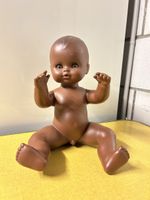 Puppe Vintage Made in Italy braun guter Zustand
