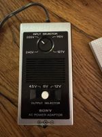 Vintage Sony AC Power Adaptor Umschaltbares Universalnetztei