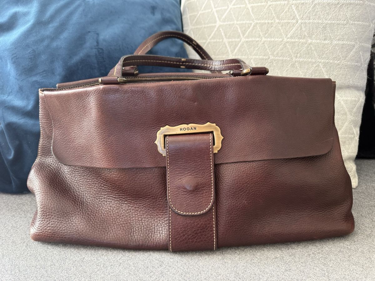 Hogan Borse da donna: Sac Hogan en cuir  brun élégant – Usato da Agiez venduto da Beve15 7