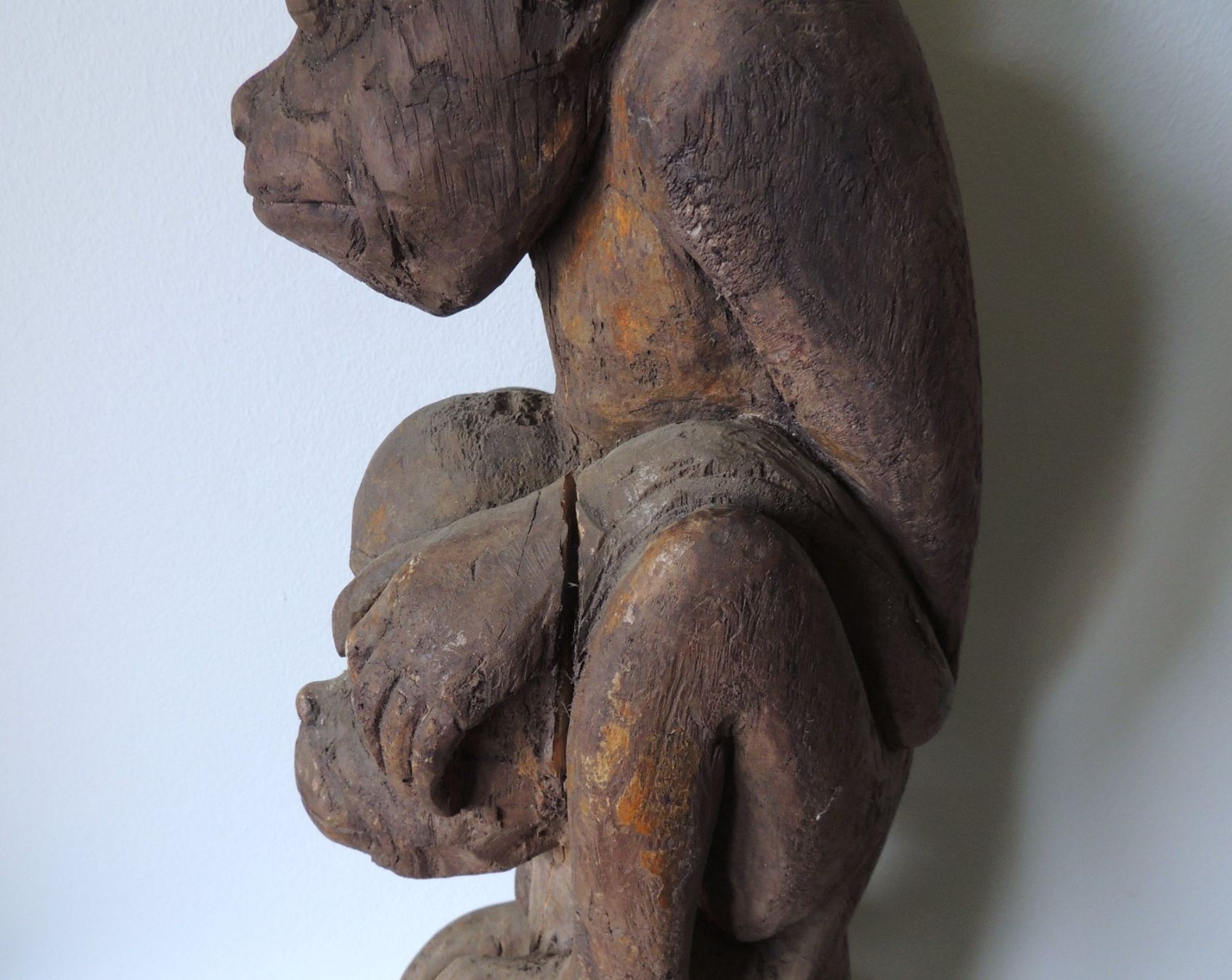 Sculture & Statue: Holz Wächterfigur Palau Archipelago Mikronesien – Usato da Waldenburg venduto da labrador707 4