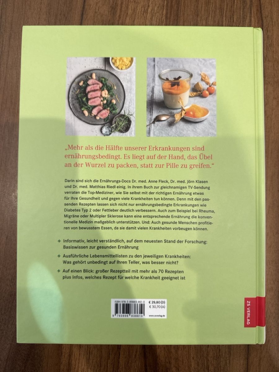 Bücher: Die Ernährungs Docs Buch – Gebraucht aus Gossau ZH von Phelsuma01 1