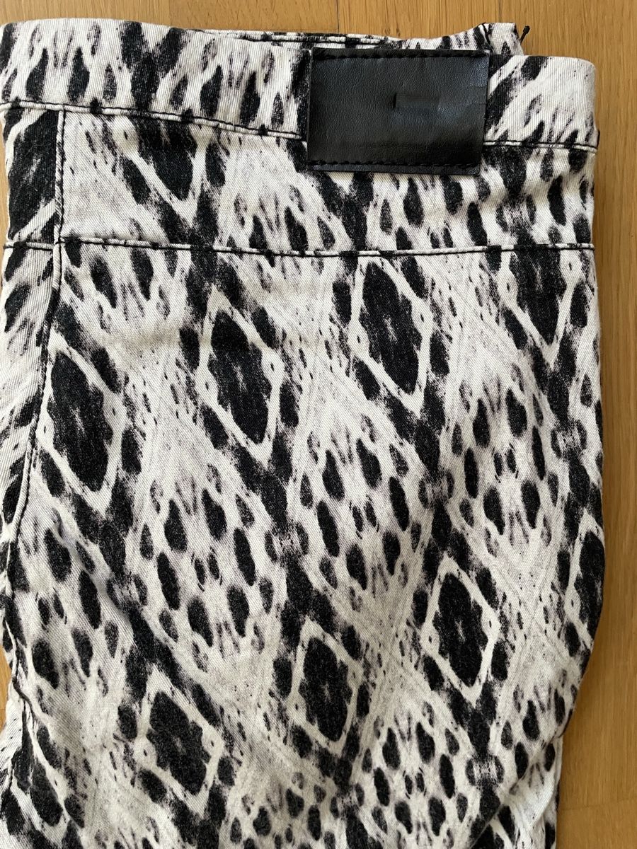 Pantaloni: Stretch Hose schwarz-weiss – Usato da Zürich venduto da Martina111 3