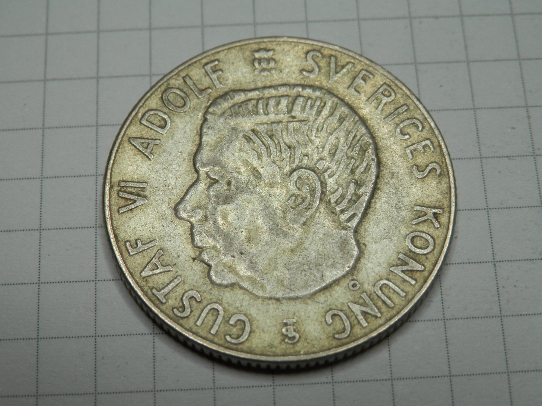 Alle Münzen: Silber 0.400, Schweden  1 Krone, 1960 – Gebraucht aus Weiach von weiach81 1