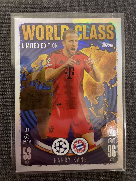 Topps Match Attax 2024/25 Harry Kane World Class (Neu (gemäss ...