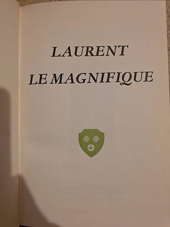 Libri: Laurent le magnifique  – Usato da Lugano venduto da big_t6x6 1