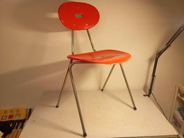 Vintage Stuhl, 1960er, Rot ,Design, space!