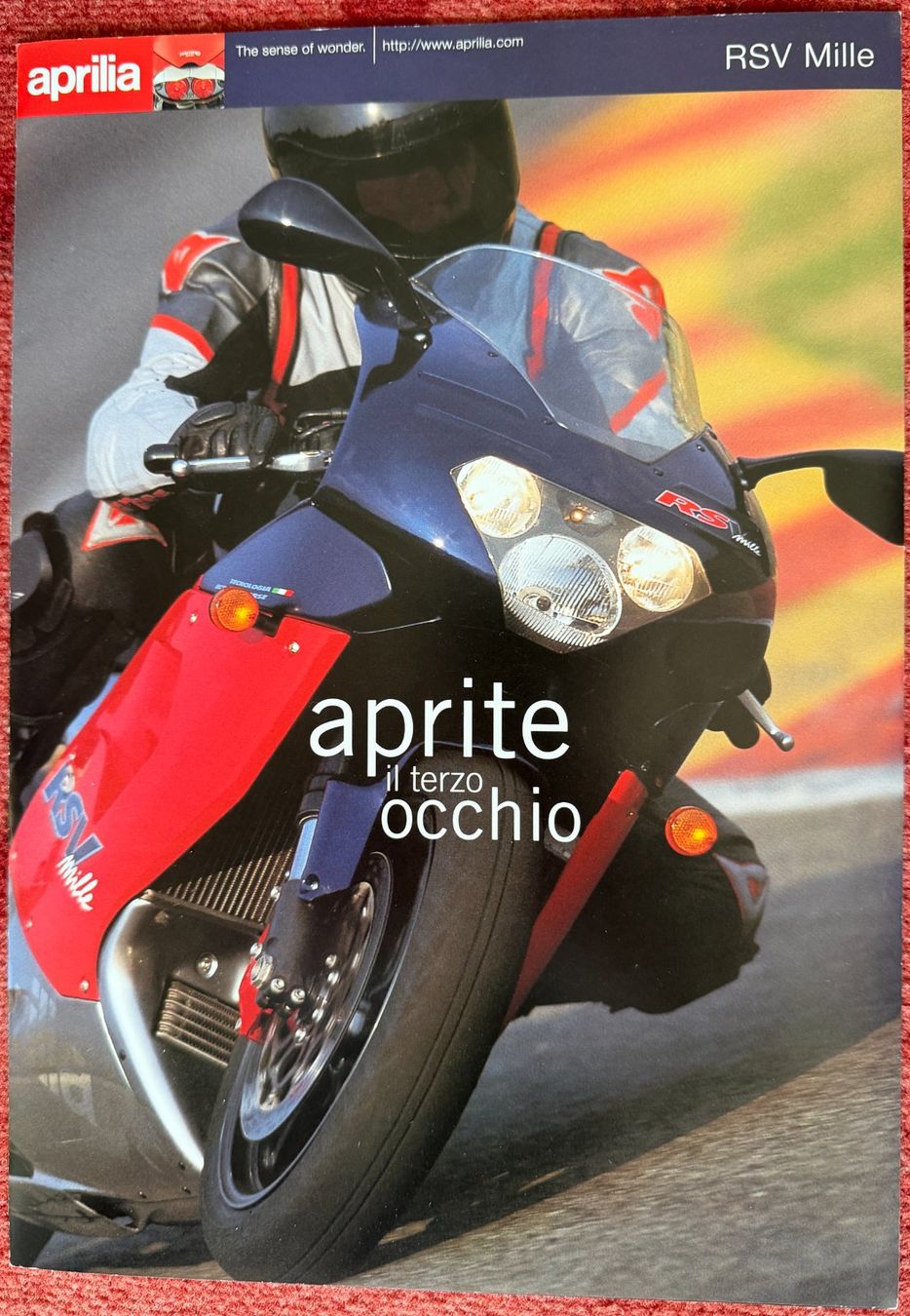Aprilia Documenti: APRILIA RSV Mille , Prospekte , Testberichte – Usato da Ittigen venduto da Lalilala4 1