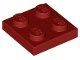 Lego Dark Red Plate 2 x 2 36 Stück