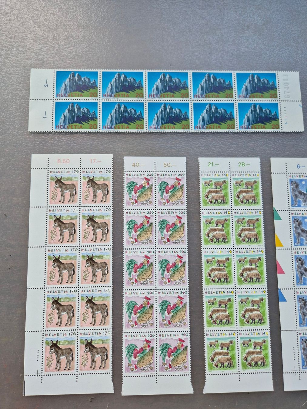Alle Briefmarken: Frankaturware 100 CHF. GRATISLIEFERUNG ! – Neu (gemäss Beschreibung) aus Horgen von frankatur 1