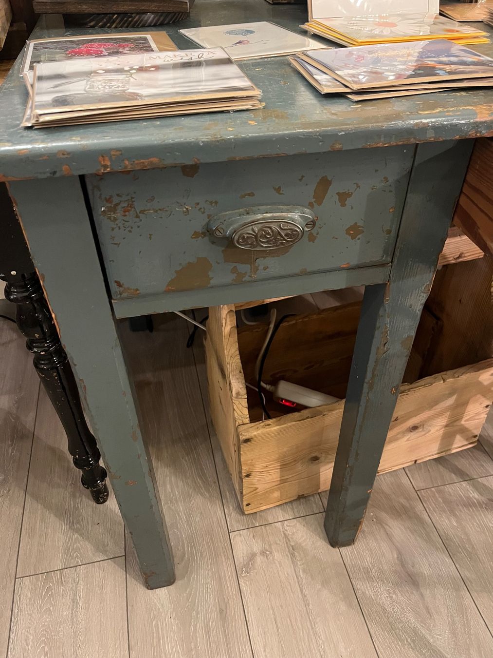 Tavoli: magnifique ancienne, table de métier – Usato da Rue venduto da Stephanie0107 1