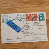 Luftpost GS Lausanne 1.8 1928 Zürich  Bundesfeirkarte