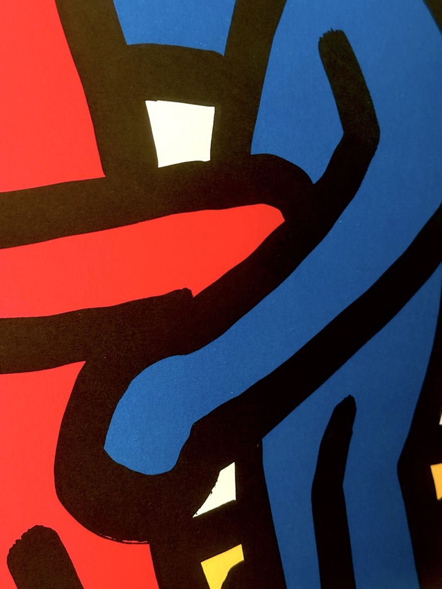 Grafiken & Lithographien: Keith Haring – "Best Buddies" | Original Offset-Lithographie – Gebraucht aus Luzern von downtonabbey 2