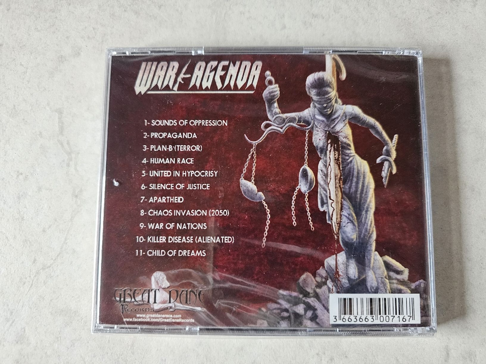CD: War Agenda  -  Propaganda  /  Fabrikneu – Nuovo e nell'imballaggio originale da Schneisingen venduto da backstore24 1