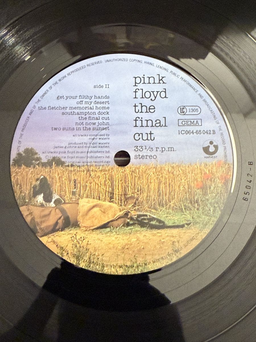 Dischi in vinile: Pink Floyd - The Final Cut - LP / DE 1983 – Usato da Delémont venduto da Studio_du_soleil 5