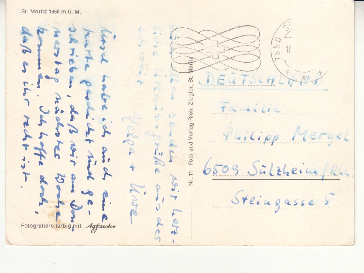 Cartes postales: St. Moritz ca. 1970 – D'occasion à Bürglen TG par StampGraf 1